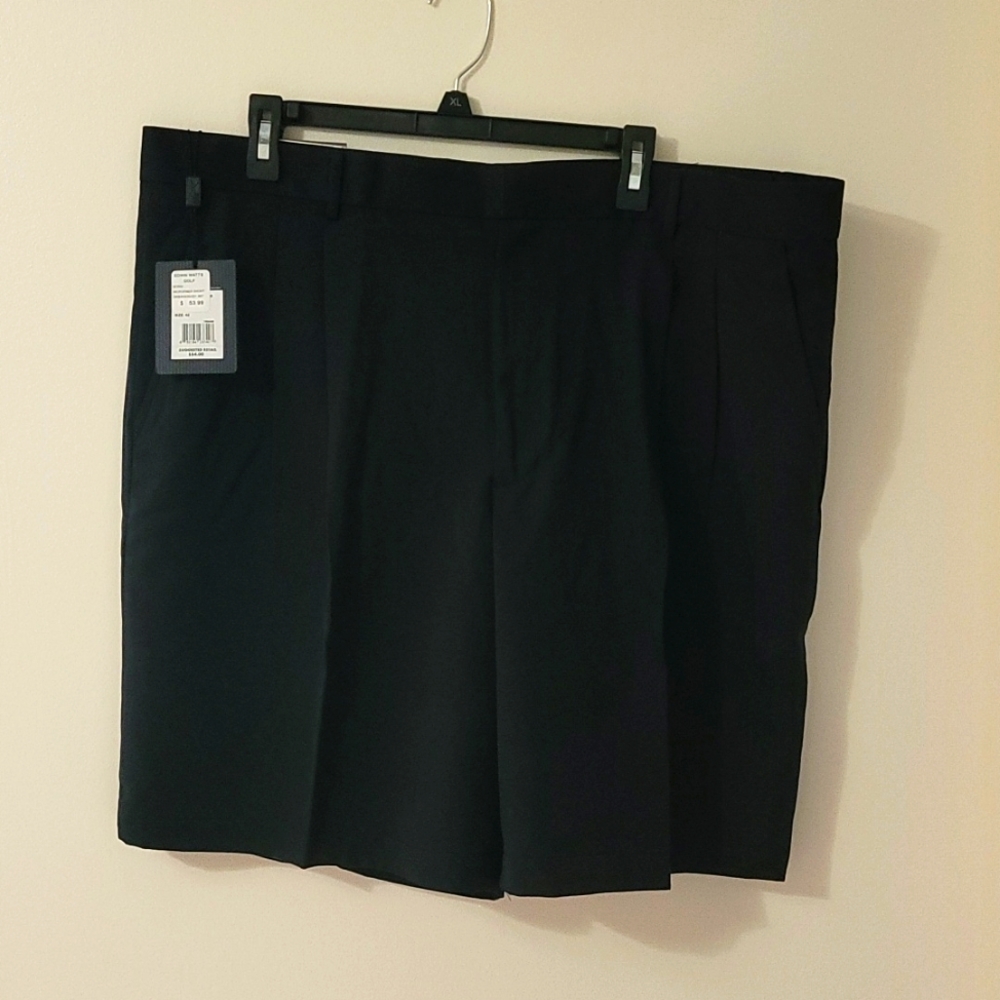 NWT Greg Norman golf shorts, black, size 42, mens
